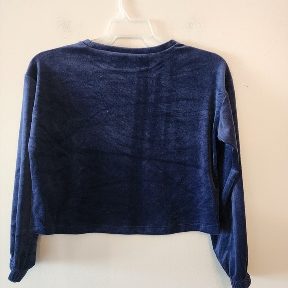 Old navy oversized cropped sweater size xs purple - Picture 2 of 3